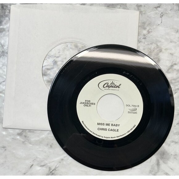 Kenny Rogers I Cant Unlove You / Chris Cagle Miss Me Baby 45 Country Capitol - Picture 5 of 6